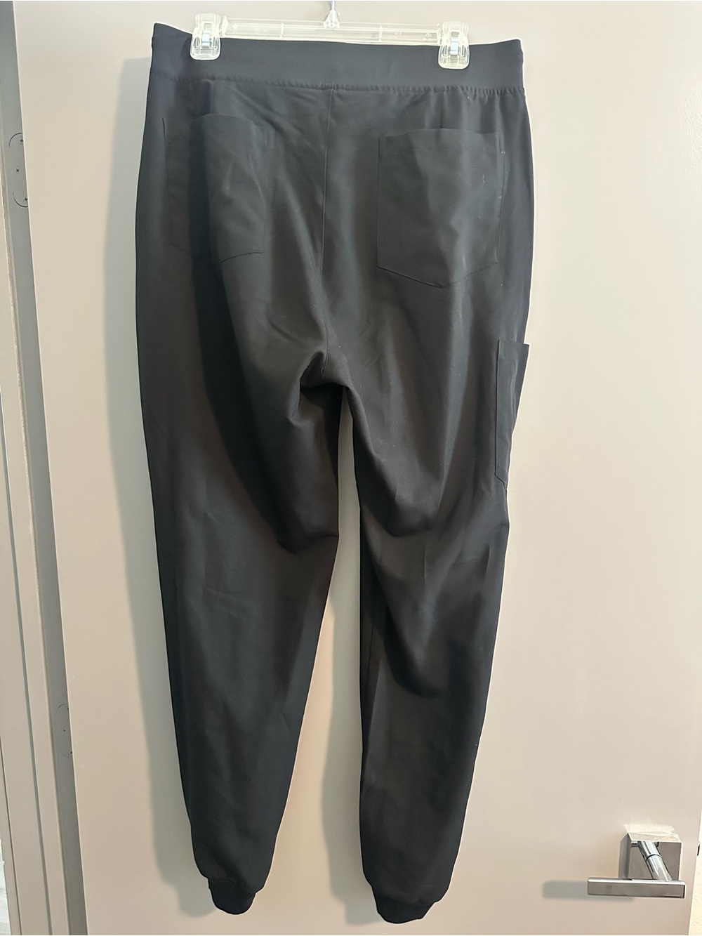 Mandala High Waisted Jogger Scrub Pants Black Size M - Picture 4 of 4